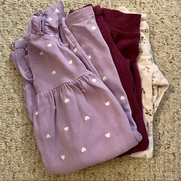 EUC Huge Lot of Baby Girls Fall/Winter Clothes, Size 12 Months, 50+ Items! - Picture 4 of 7
